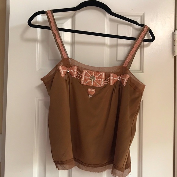 Rebecca Taylor silk tank sz 6 - Picture 1 of 8